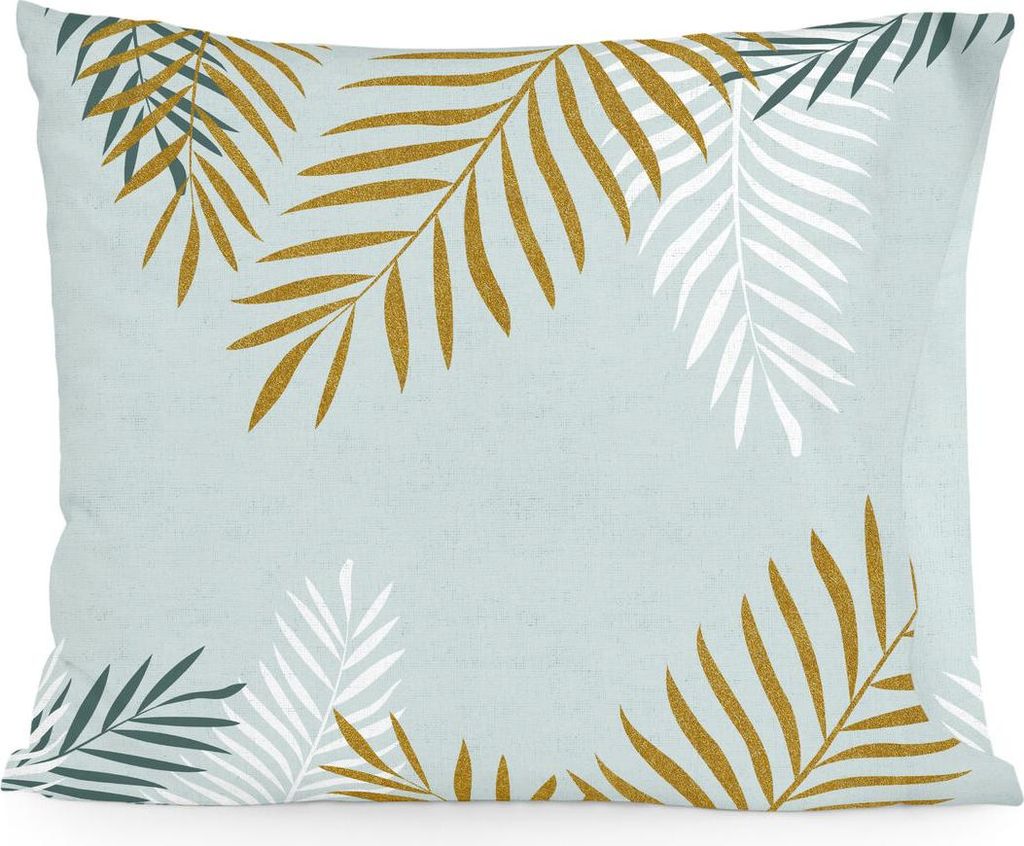 Foliage mint Kissenbezug 60x70 cm 100% Baumwolle Hergestellt in Europa