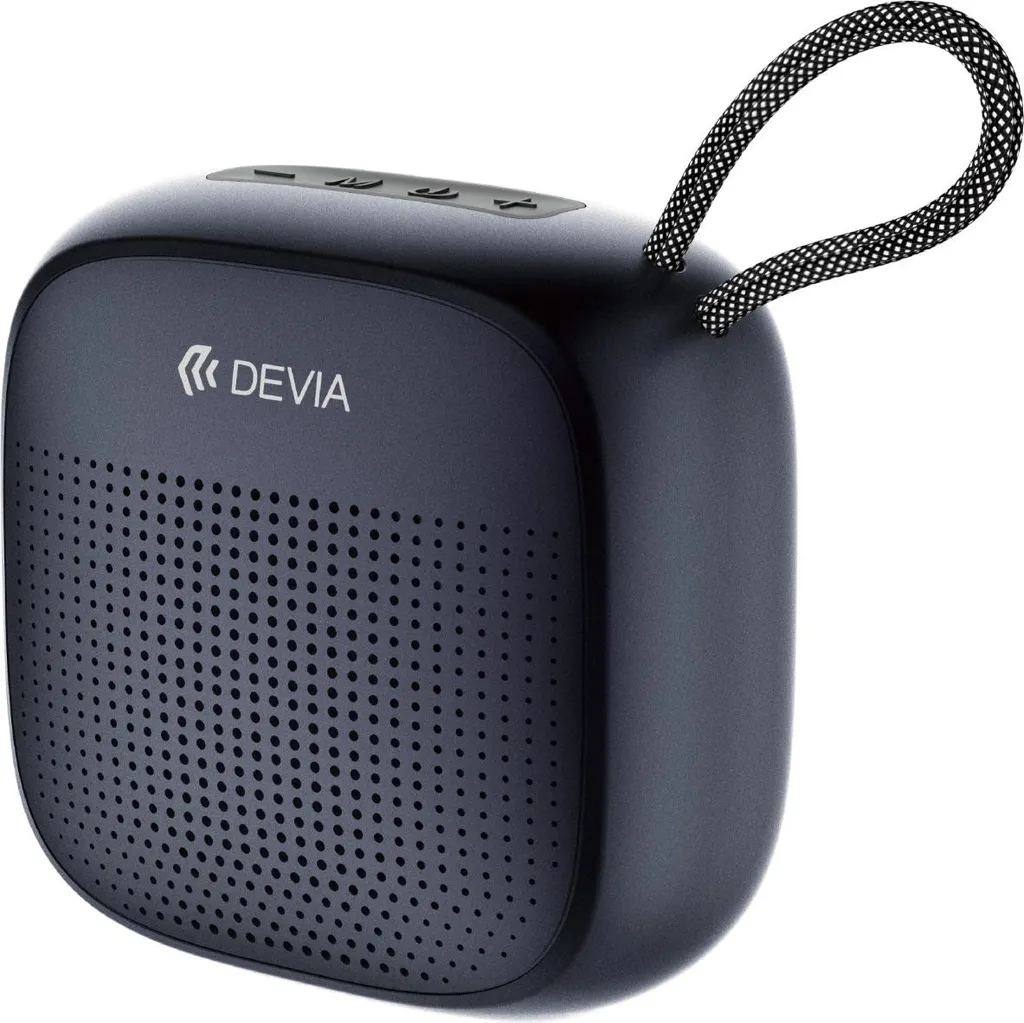 Enceinte Nomade Bluetooth Bleue Devia Sound Lite2 pour Musique et Appels - 3