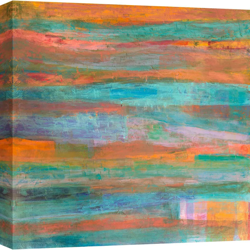 Italo Corrado Quadro Astratto 50x50 cm Armonia di Luce