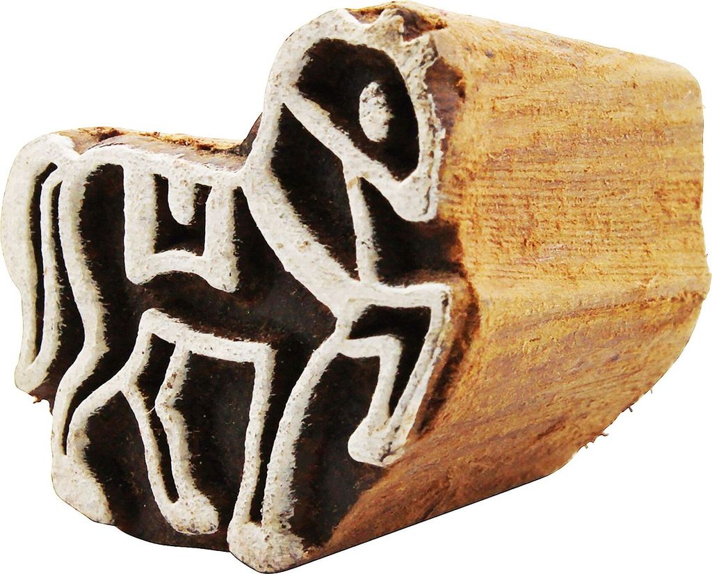 Stempel aus Holz - Pferd - rechts - 3 cm - Holzstempel