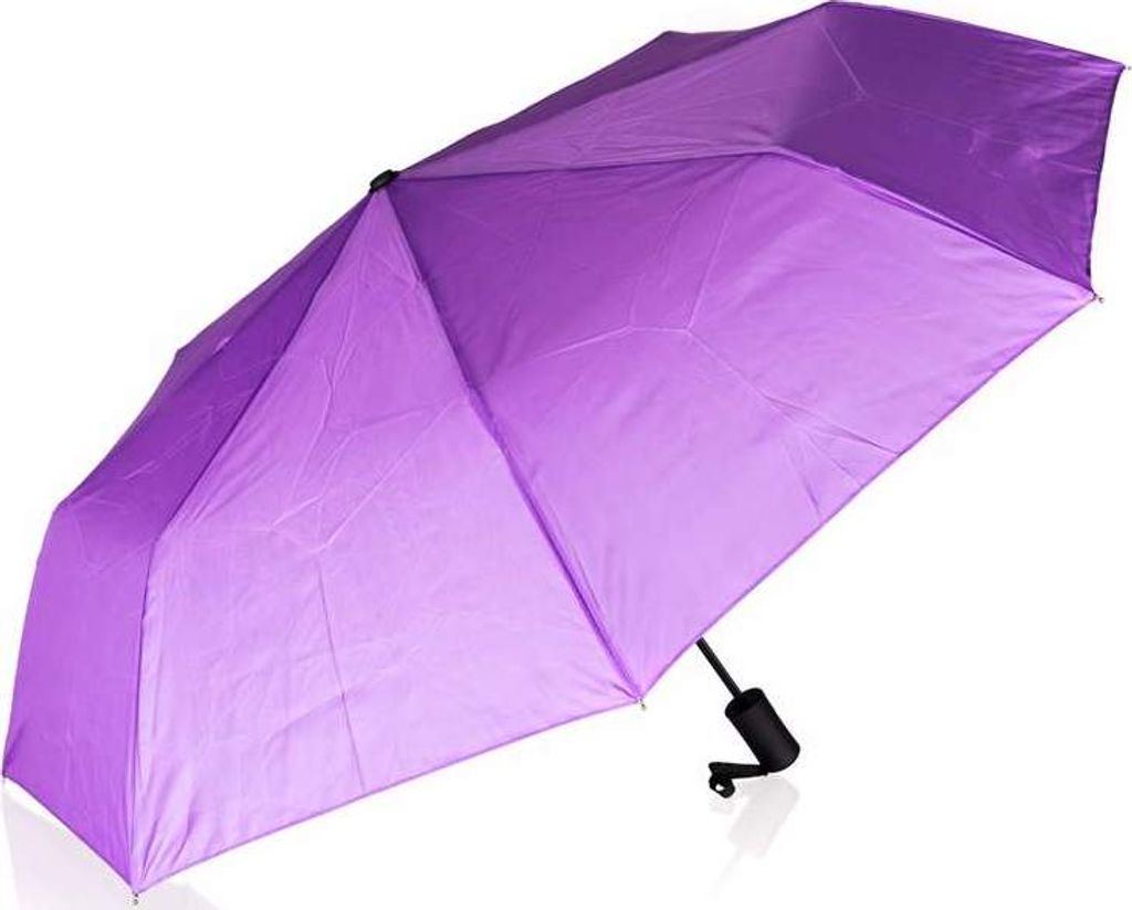 Regenschirm, handlich, automatisch aufklappbar 52 cm Lila Produktbild 