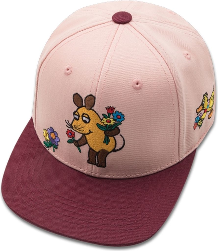 Koaa Snapback Cap Die Maus "Frühling", rosa, Gr. 1-3 Jahre