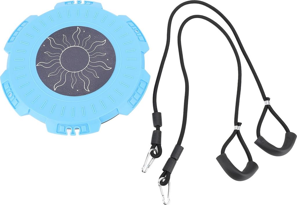 AB Twist Taillenscheibenplatte PP Anti Slip Balance Trainer Körper verdrehen mit Griffen für Schlampen Hüften und Oberschenkel blau