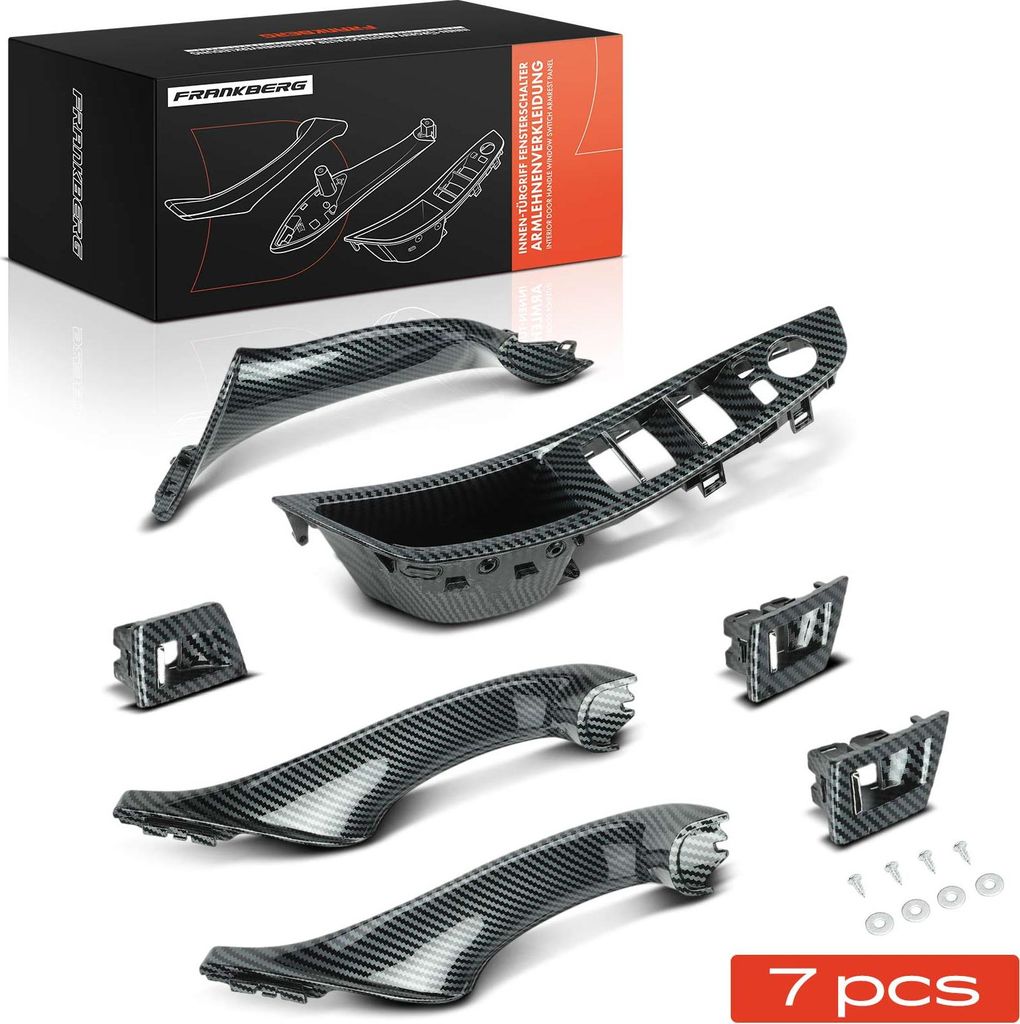 Frankberg 7x Türgriff Innenausstattung Beidseitig für BMW 5er F10 Touring F11