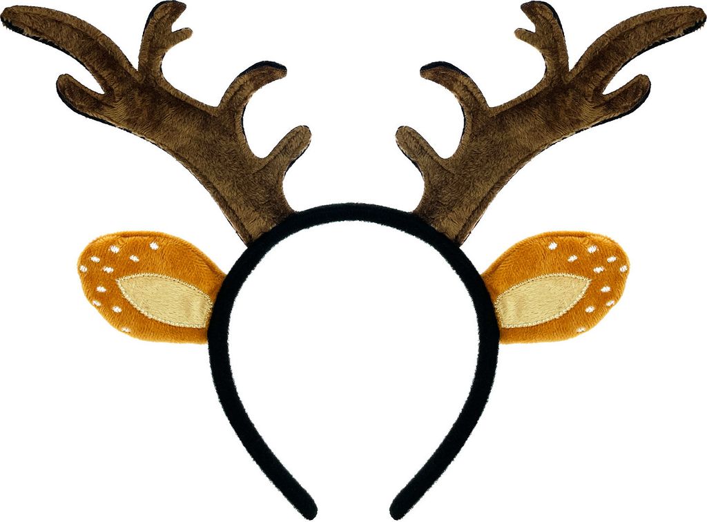 Oblique Unique Haarreifen Rentier Hirsch Reh Geweih Ohren Produktbild 
