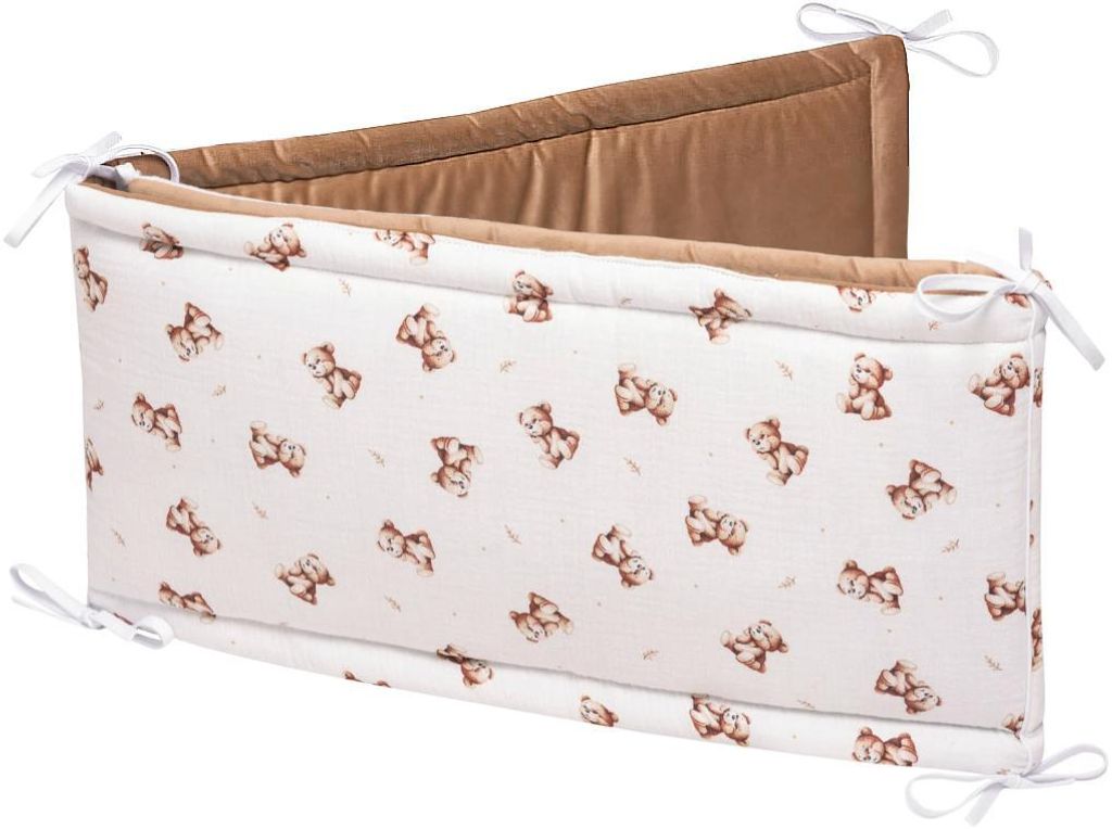 Baby Bear Musselin & Toffee Soft Velvet Bettumrandung XXL Produktbild 