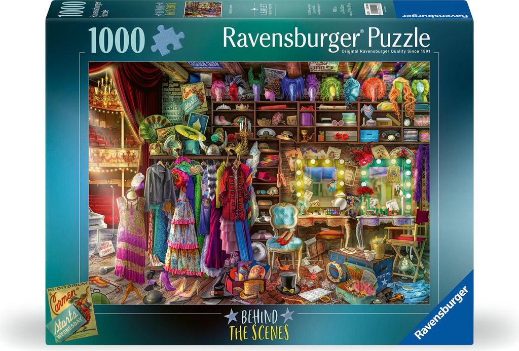 Ravensburger Amiee Stewart Backstage, Puzzle, Erwachsenenpuzzle, 1000 Teile, 12000295
