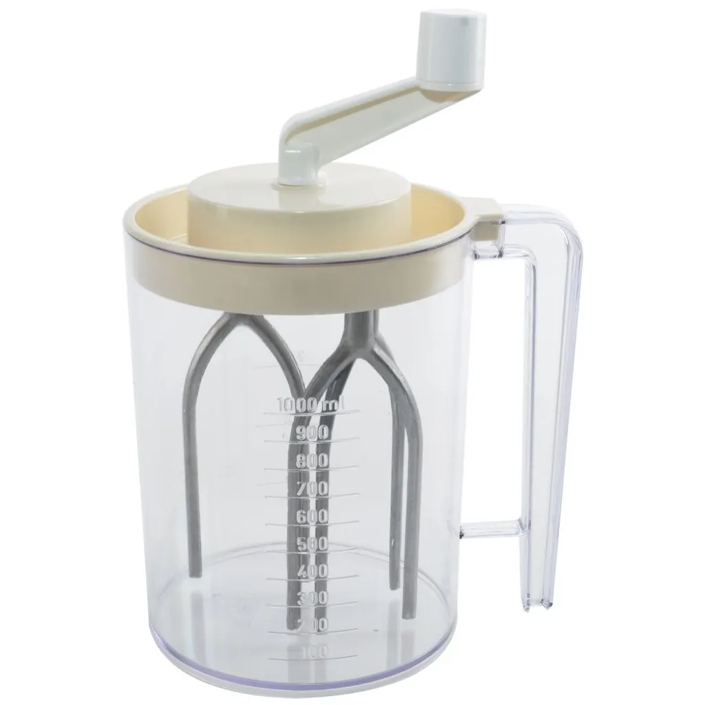 Mixer Manuel Orion 1,5L Idéal pour Pâtes à Crêpes et Blancs en Neige