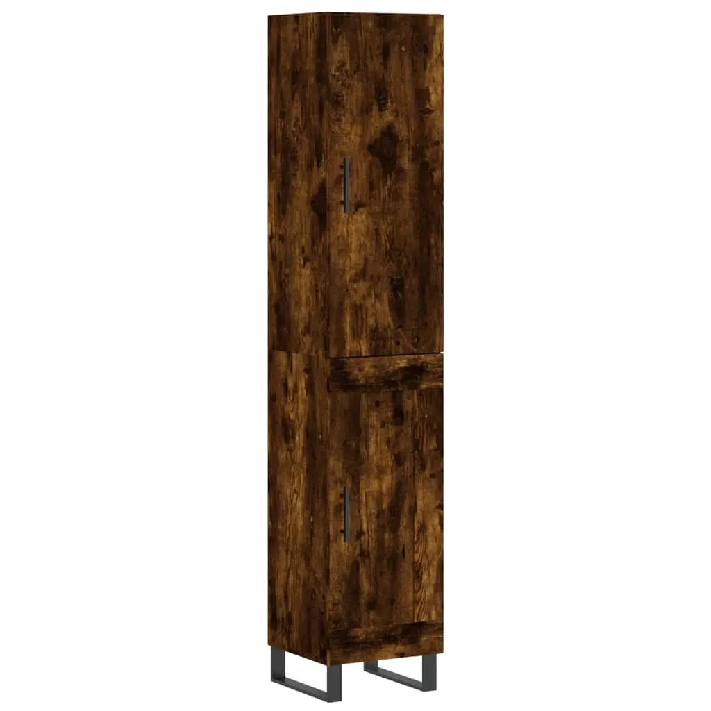 SYFAX Mobile Verticale Rovere Fumo: Ottimizzazione Spazi 34x180