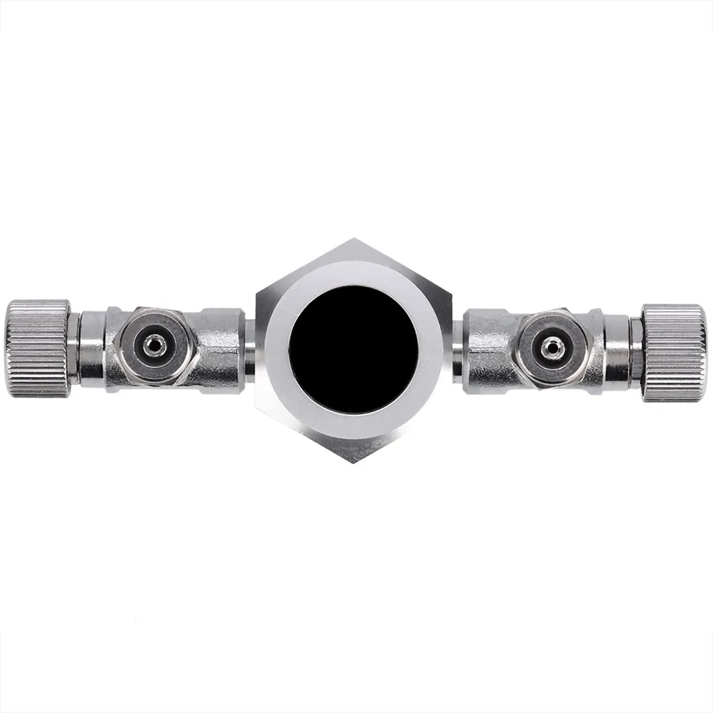 Distributeur CO2 Aquarium 2 Voies avec Valve de Réglage de Précision