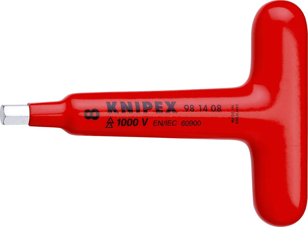 Tournevis KNIPEX 8 mm VDE 98 14 08 : Finissez vos vissages sans risque