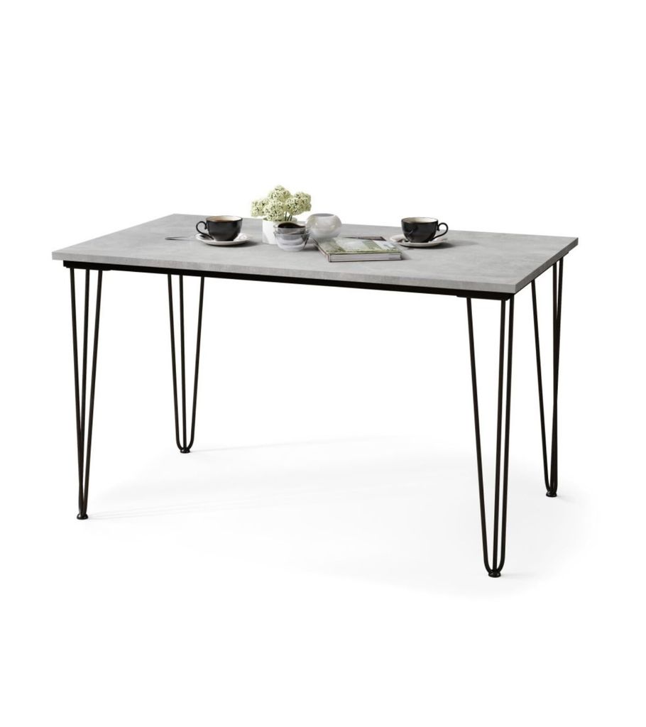 All4All Esstisch Hugo , Tisch mit Hairpin Legs , Küchentisch , Esszimmertisch , Industriell , Tisch mit Metallbeinen , Schreibtisch Loft , Beine ,...