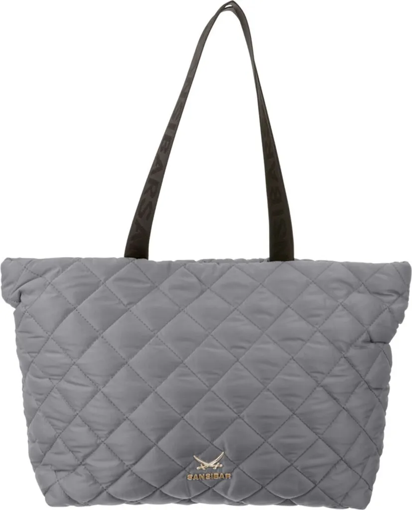 Sac à Épaule Sansibar Shopper Grey - Finition Grise et Grand Volume Pratique