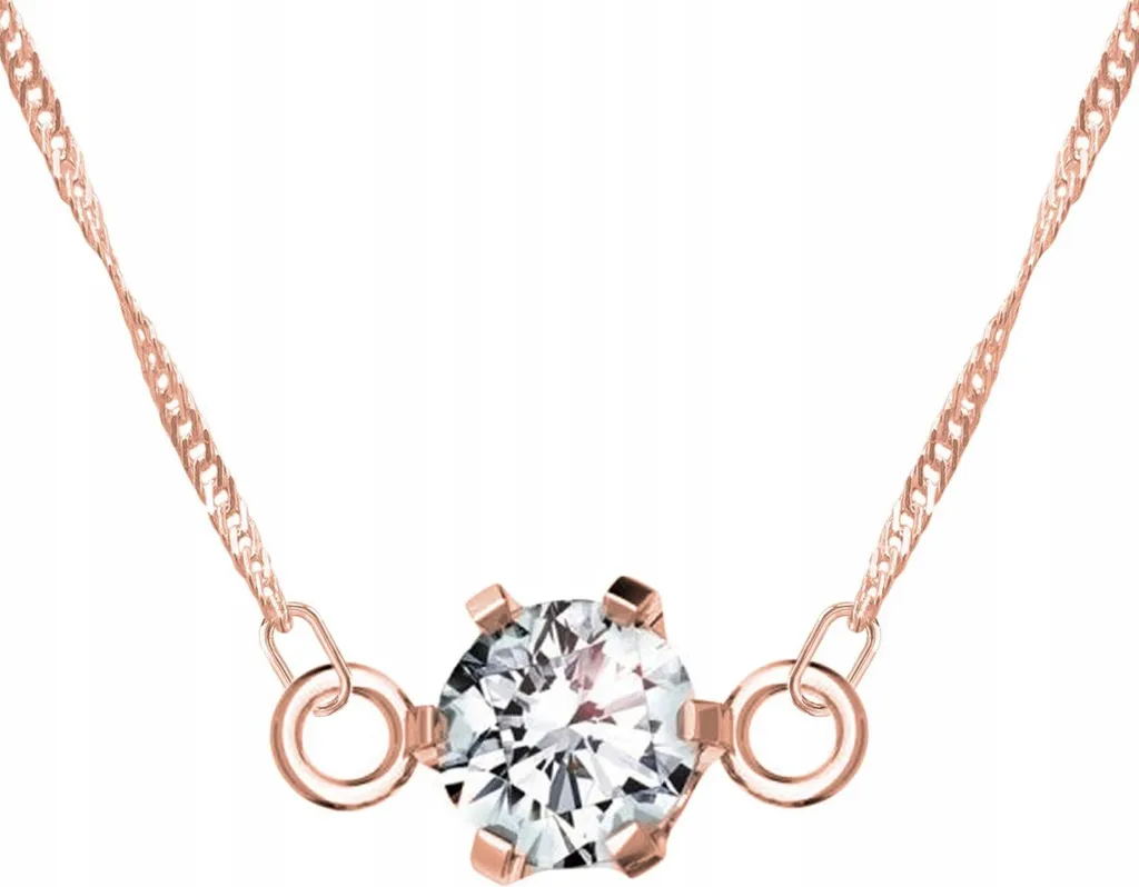 Girocollo Donna in Argento 925 Dorato e Zirconi | Collezione Luce