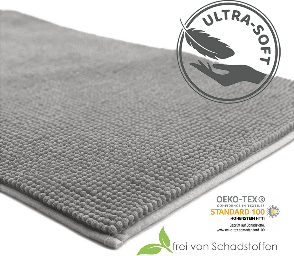 heimtexland ® Badvorleger Chenille Super Flauschig Produktbild 4