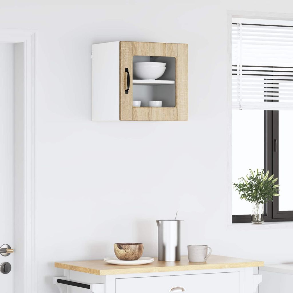 "Schlussverkauf" Küchenschrank/Sideboard - 1 pc - Aufbewahrungsschrank moderne - Sonoma-Eiche 40x31x40 cm Holzwerkstoff C10568
