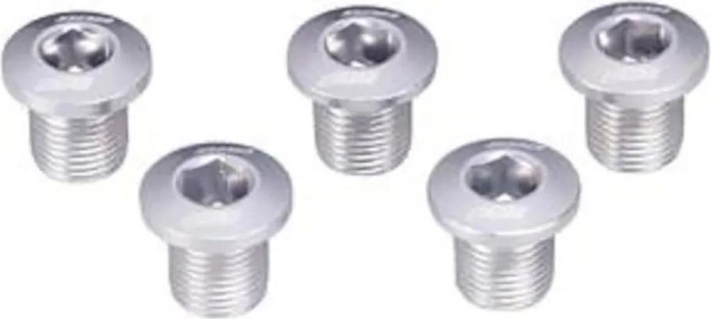 Bbb Triplestars Bcr-52 Kettenblattschraubensatz 5 Einheiten Silber Silber One Size