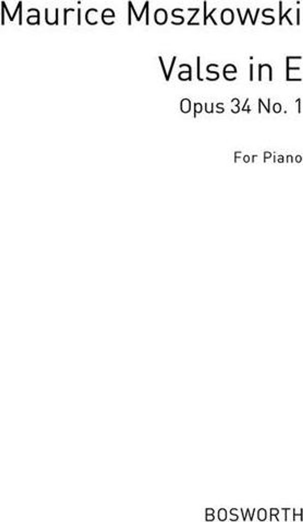 Concert Waltz in E Major op.34,1for piano