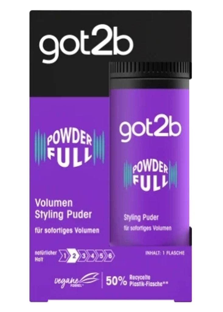 Schwarzkopf, Got2b, Volumenpuder für das Haar, 10g Produktbild 
