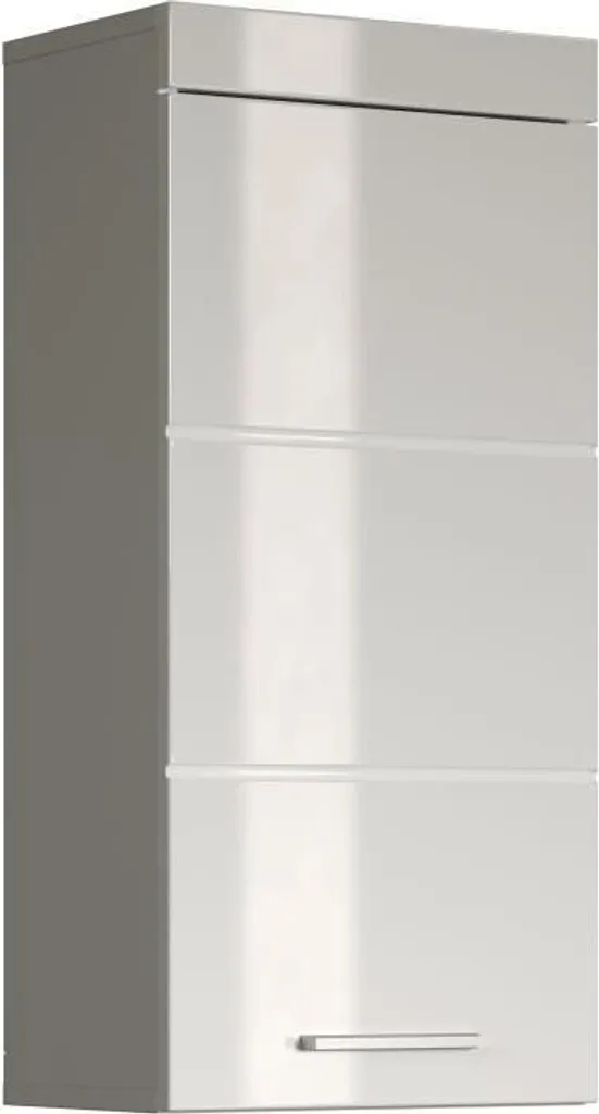 Mobiletto Multiuso Amanda Bianco 1 Anta 77cm | Facile Montaggio Bagno