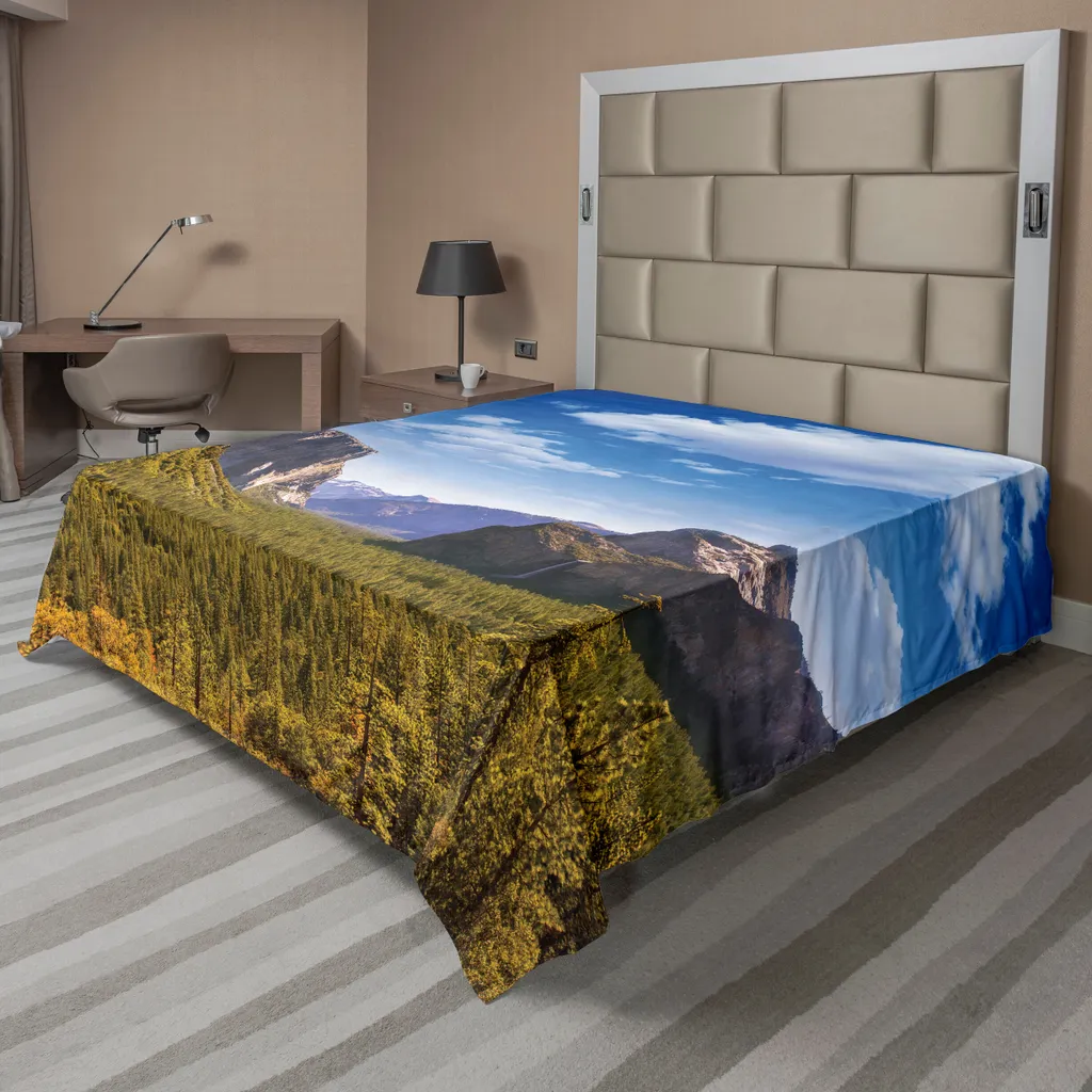 Drap de lit Yosemite anti-plis et doux, fini les draps rêches, 275x260cm
