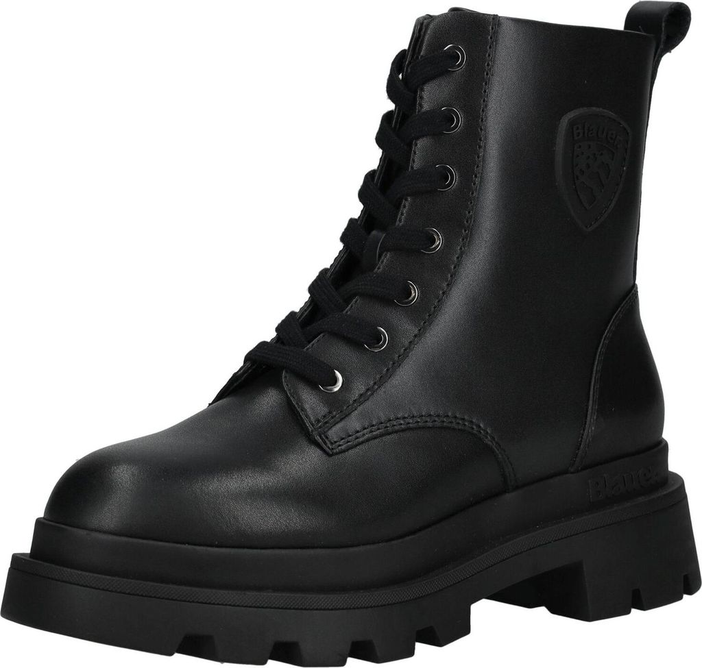 Blauer USA Schnürstiefel Schwarz in Gr. 41
