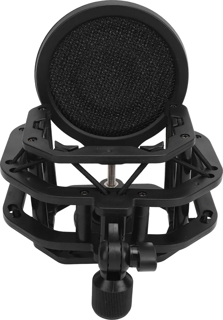 Support de microphone en aluminium réglable et son clip de studio - 2