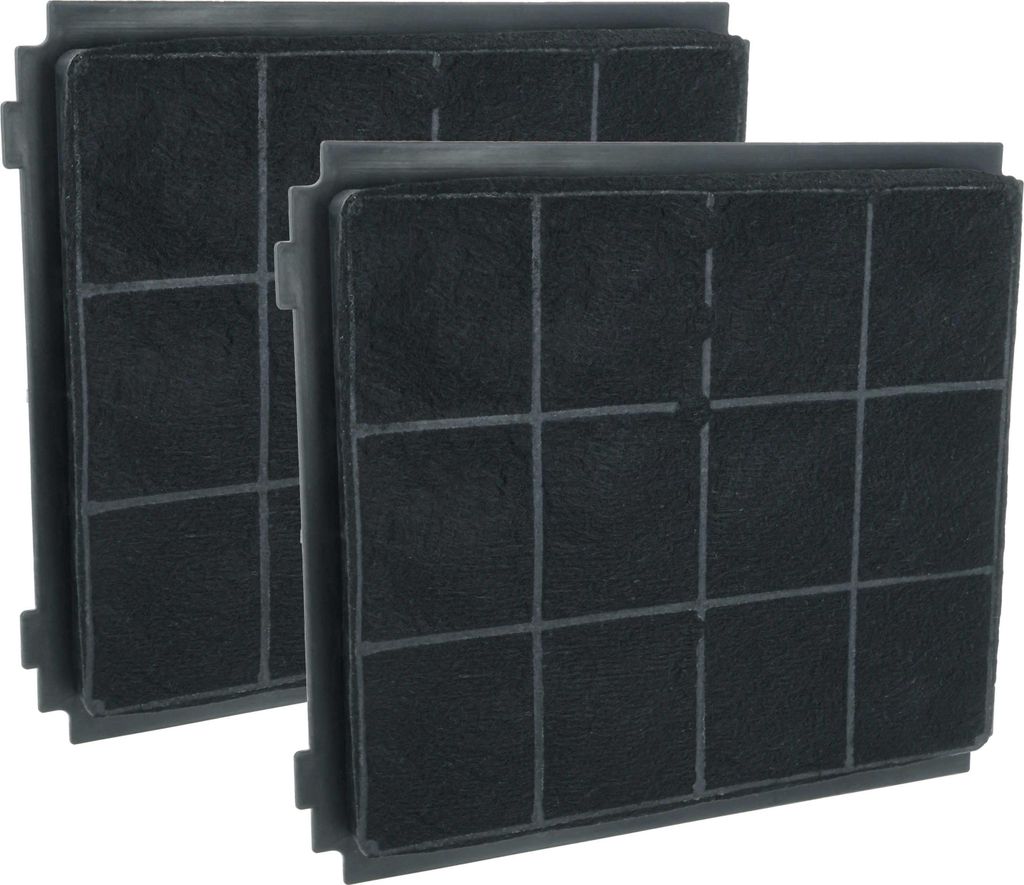 vhbw 2x Aktivkohlefilter kompatibel mit Airforce BLACK PEARL M4050 H90WH2 F89A 90 X/WH TSL3 Dunstabzugshaube