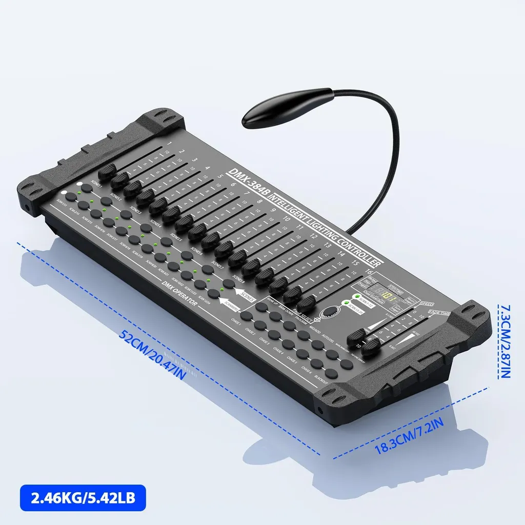 Pupitre DMX 384 Canaux pour Régie Lumière Spectacle et Concert - x2