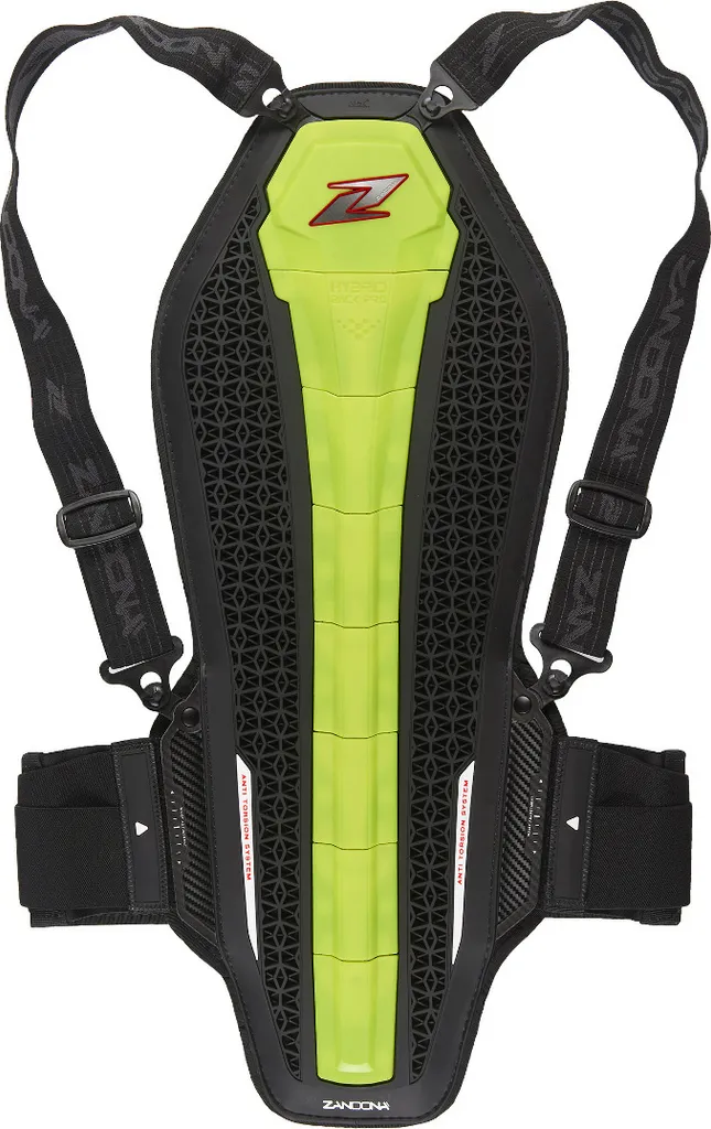 Zandona Hybrid Back Protector Pro X8 Dorsale Articulée Fluorescente S