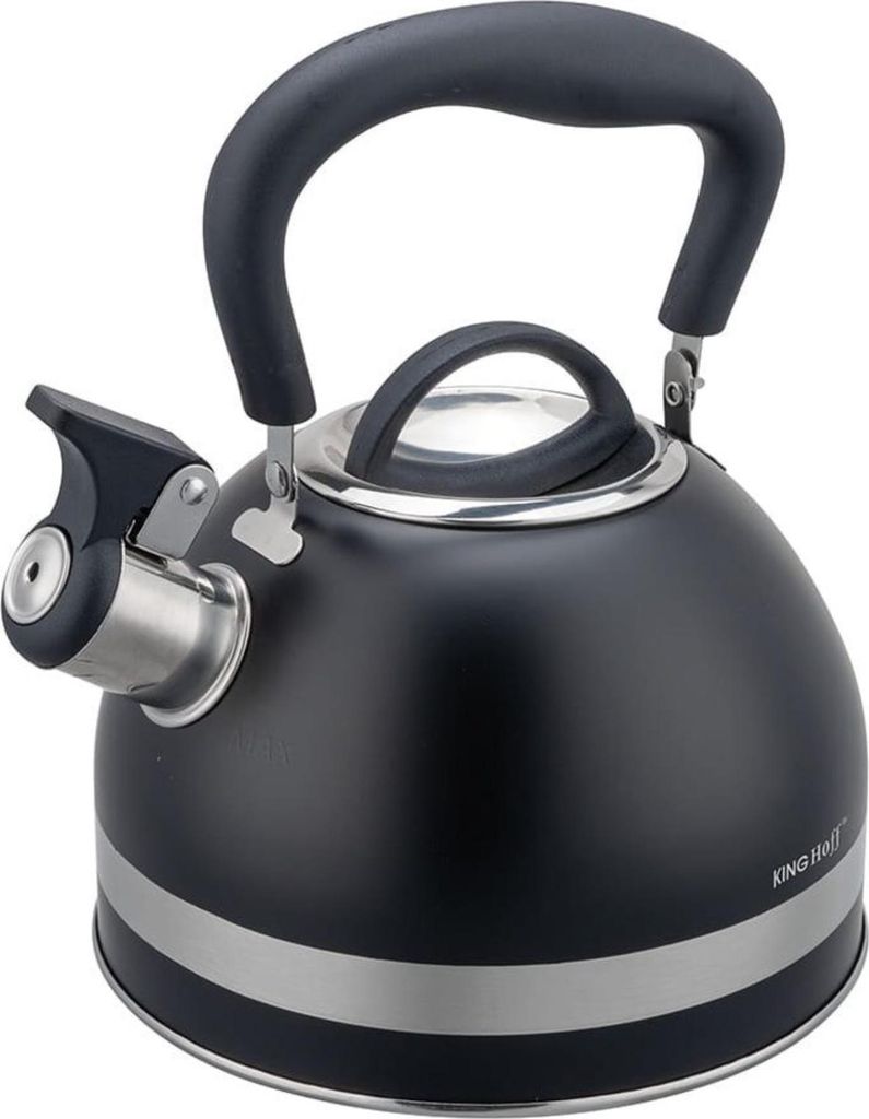 Bouilloire 1,8L avec sifflet Kinghoff Kh-1858 Noir Lumarko Image du produit 