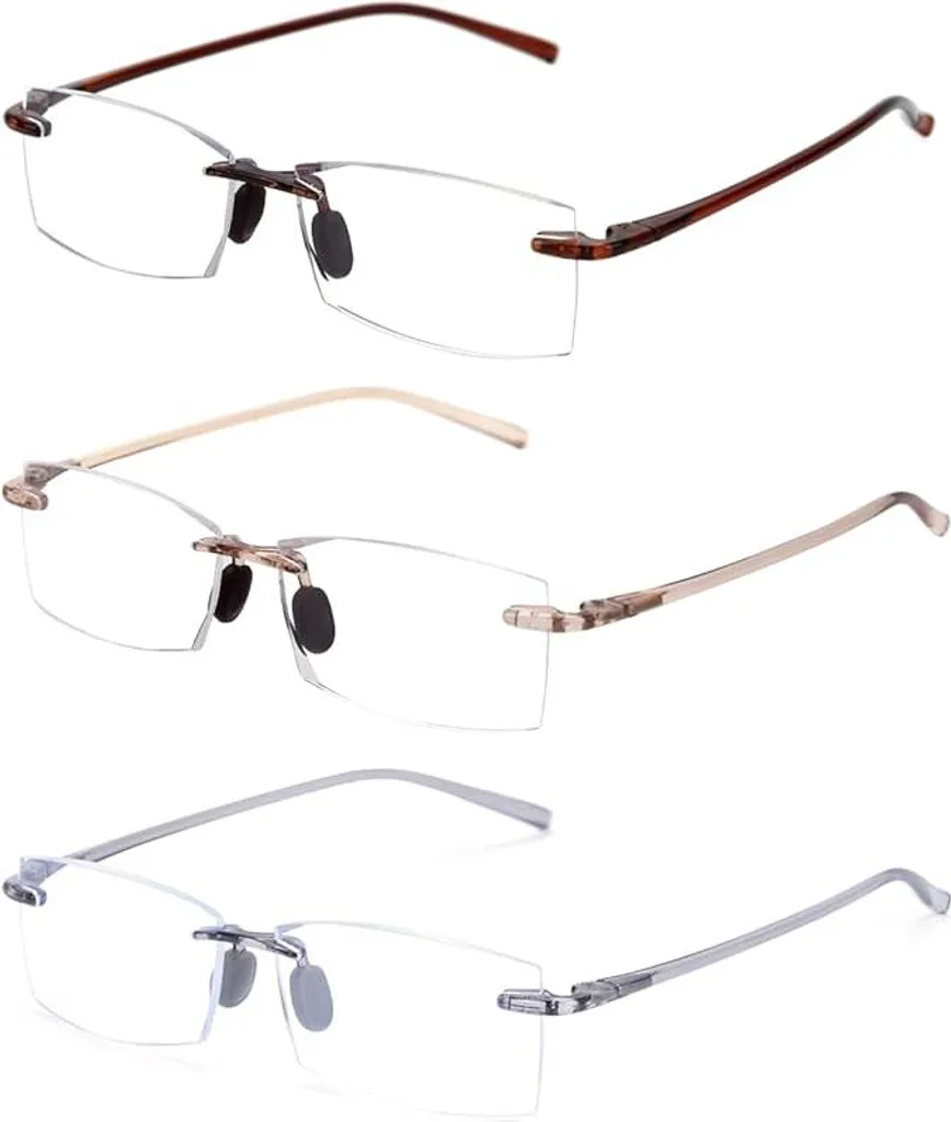 Lunettes de lecture TERAISE sans monture anti-lumière bleue, modèle Light