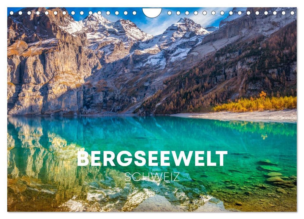 Wunderwelt Schweiz (Wandkalender 2027 DIN A4 quer), CALVENDO Monatskalender