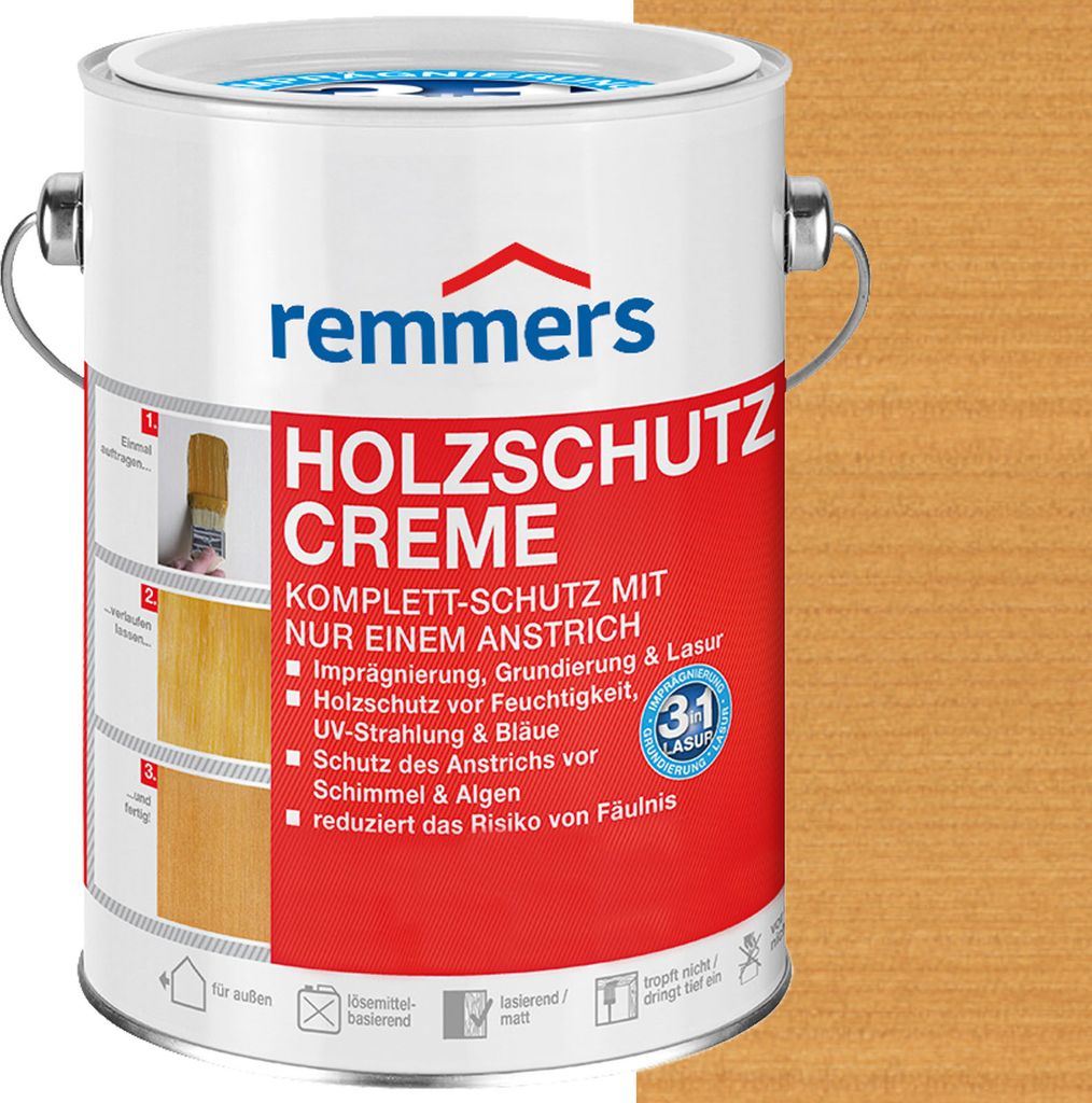Remmers Wood Preservative Cream 2715 Light Oak 0,75 litra Zdjęcie produktu 