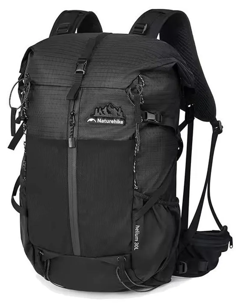 Sac à dos Naturehike Helium 30+5 L Noir Ultra Léger et Résistant