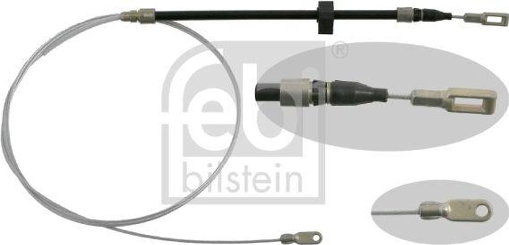 FEBI BILSTEIN 27974 Seilzug, Handbremse OE 05119247AA kompatibel mit Sprinter