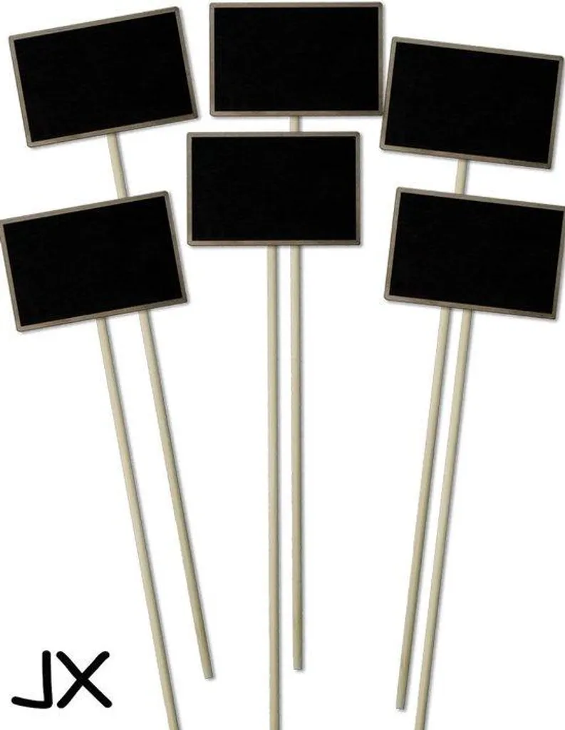 Bordure de jardin 6 poteaux bois 35 cm pour parterres et allées de fleurs