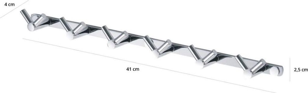 STELLA 6-Haken Doppelschiene Classic 18.026