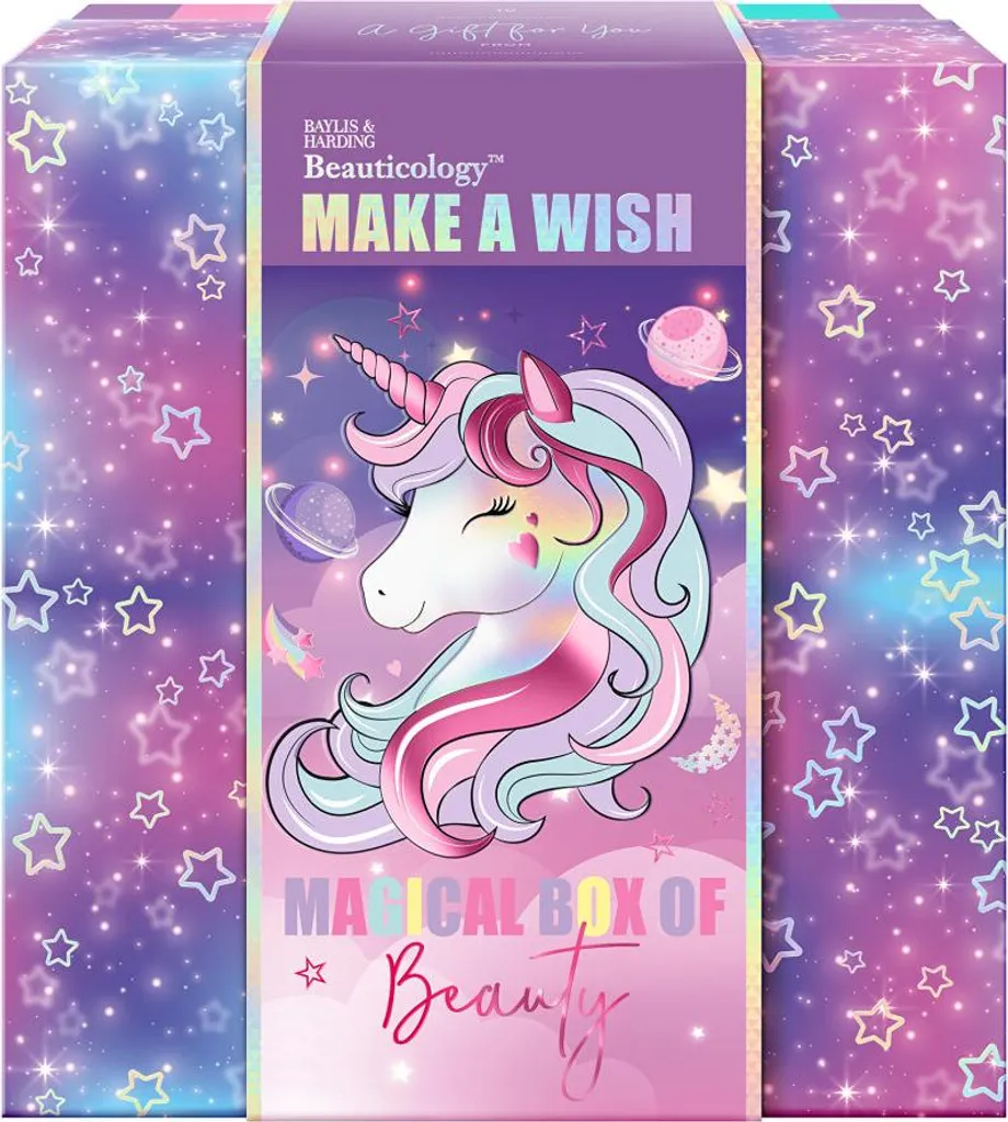 Set cadeau licorne 4 pièces idéal pour un anniversaire ou une fête