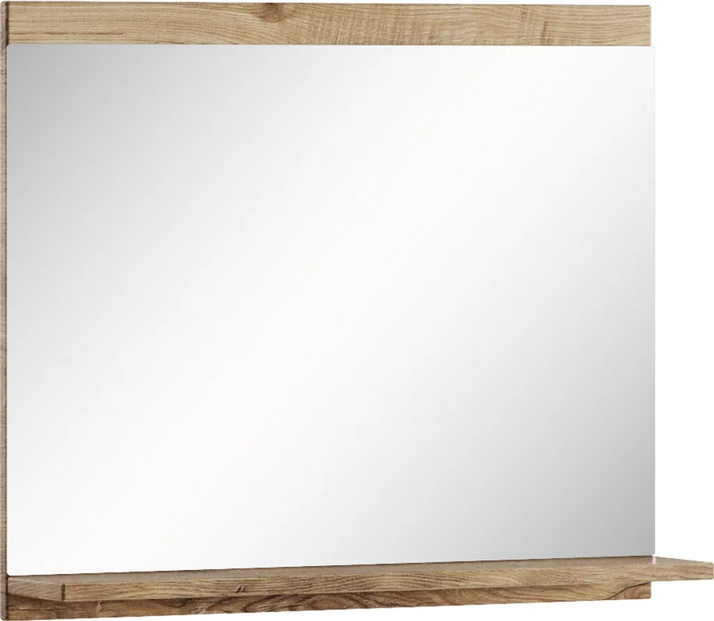Specchio Bagno Montreal 60x12x50 Rovere Castagno - Arredo Moderno