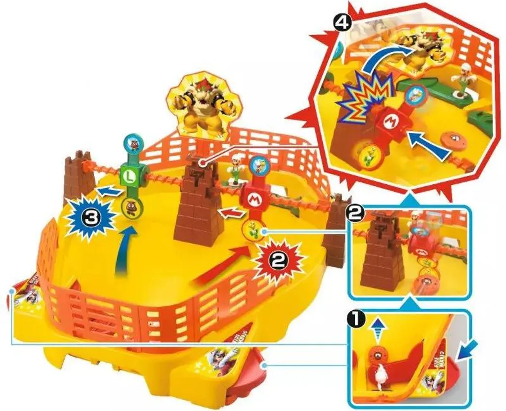 Jeu de société Super Mario Stadium - Jeu d'adresse Fire Mario Epoch - 12