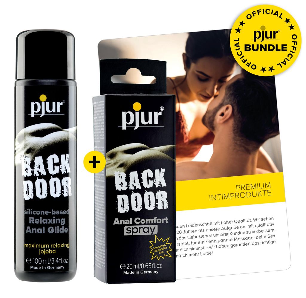 Pjur - Set aus Gleitgel BACK DOOR Relaxing Silicone Anal Produktbild 