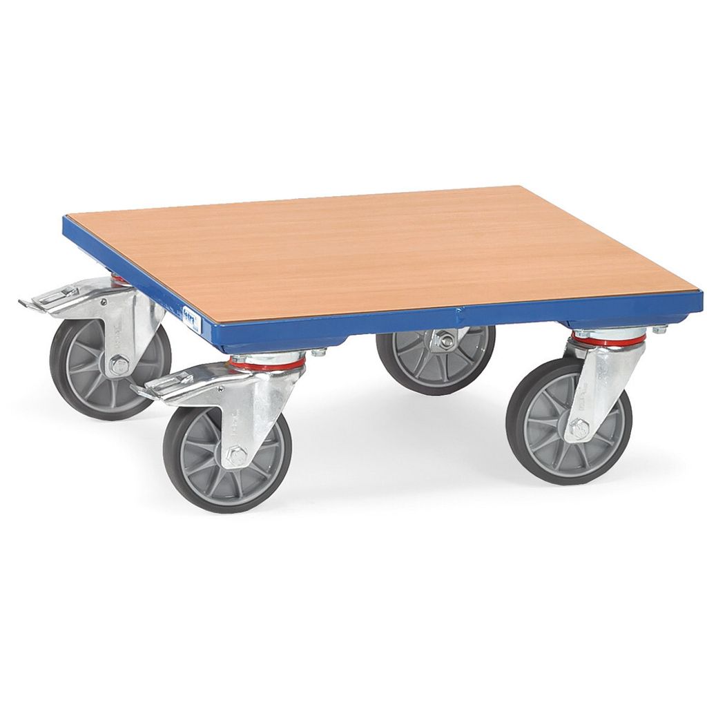 fetra Kistenroller - Holzboden, Ladefläche 700 x 700 mm