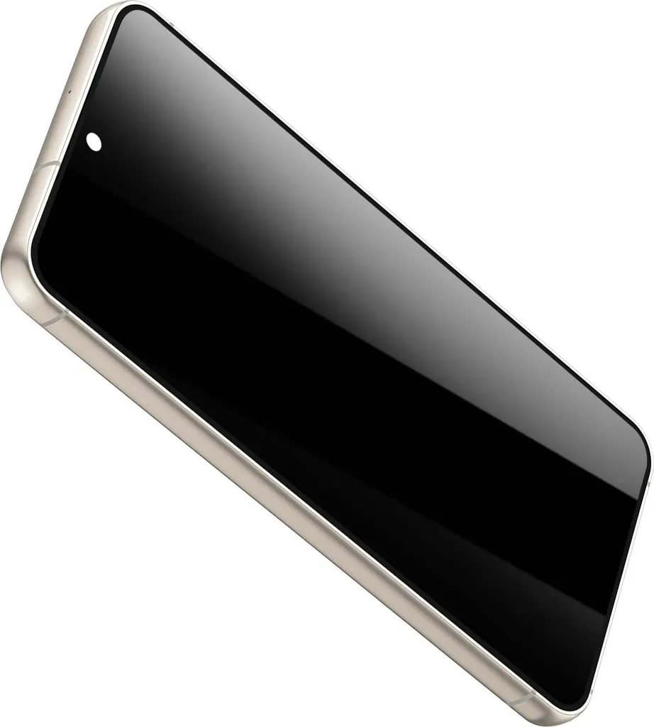 Clappio Coque Écran OLED Galaxy S23 Beige avec Affichage Personnalisable