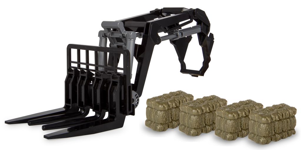 JAMARA Frontlader mit Gabel 1:24S inkl. Palette und Ölfass