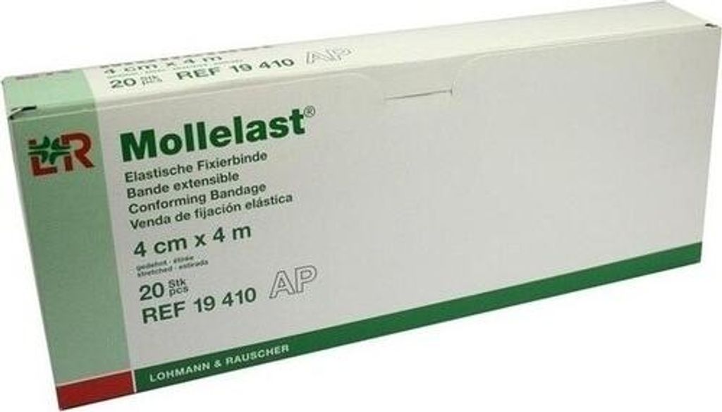 Bande Mollelast 4 cmx4 m blanc 20 pces Image du produit 