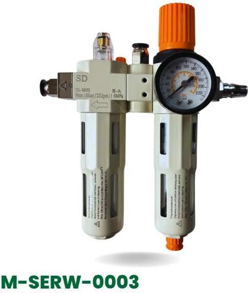Filtre lubrificateur d'air comprimé type D avec cuve haute résistance