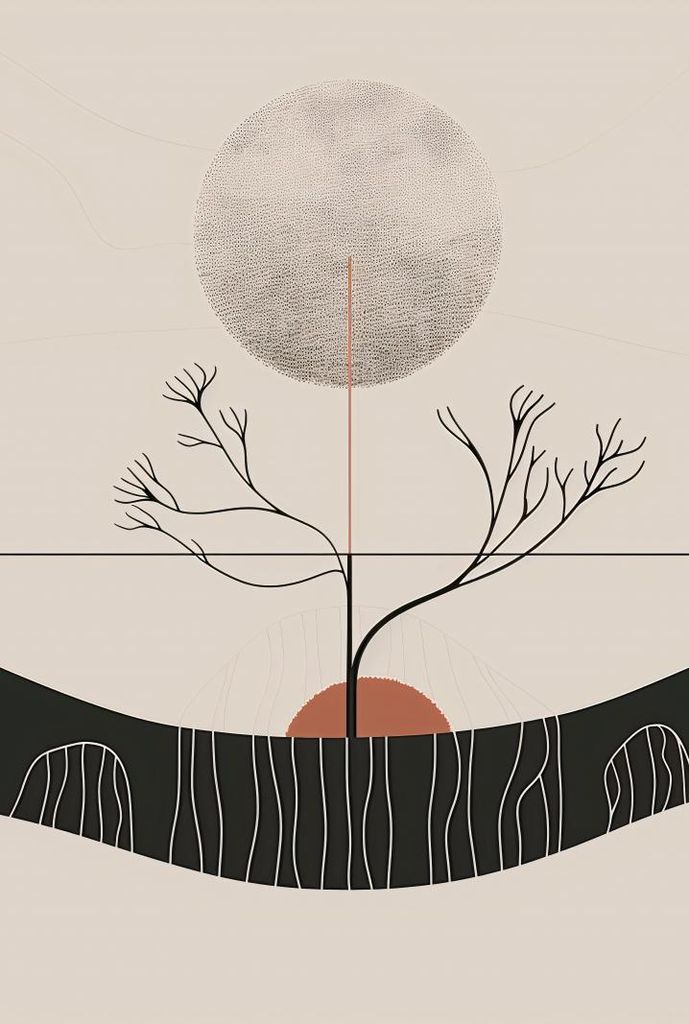 Plakat 68x101cm Wintermond