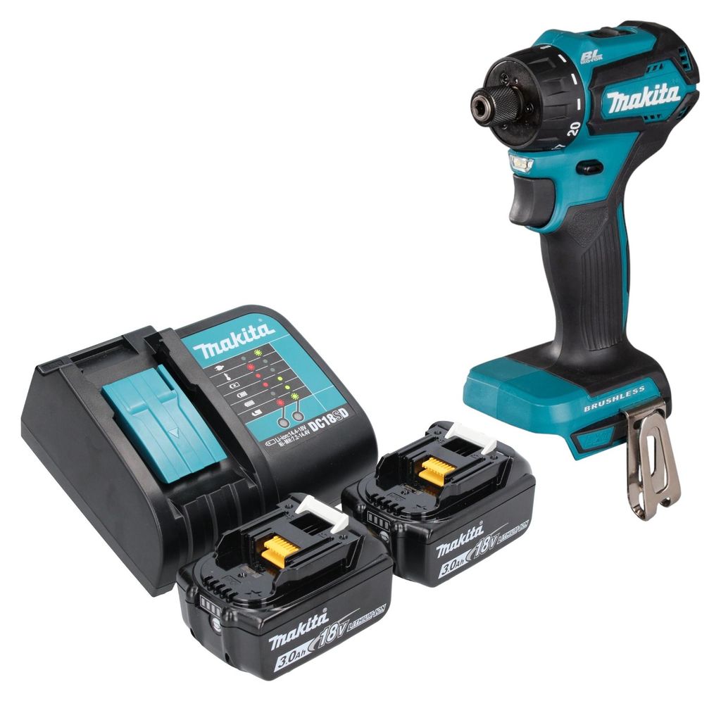 Makita DDF 083 SF Akku Bohrschrauber 18 V 40 Nm 1/4'' Produktbild 
