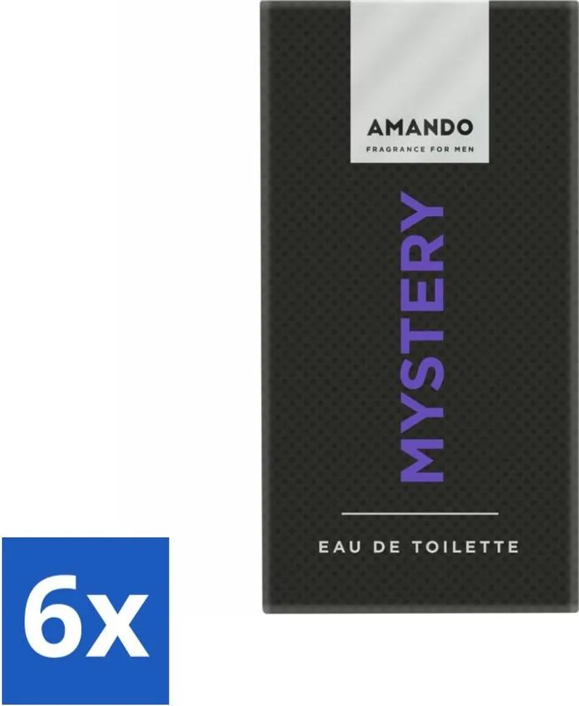 Amando Mystery EDT - Offerta Speciale 6 Pezzi x 50ml - Originale